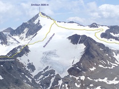 Kružna tura-Martin Busch Hütte-Marzellkamm-Similaun (3606 m)-Similaunhütte-Martin Busch Hütte